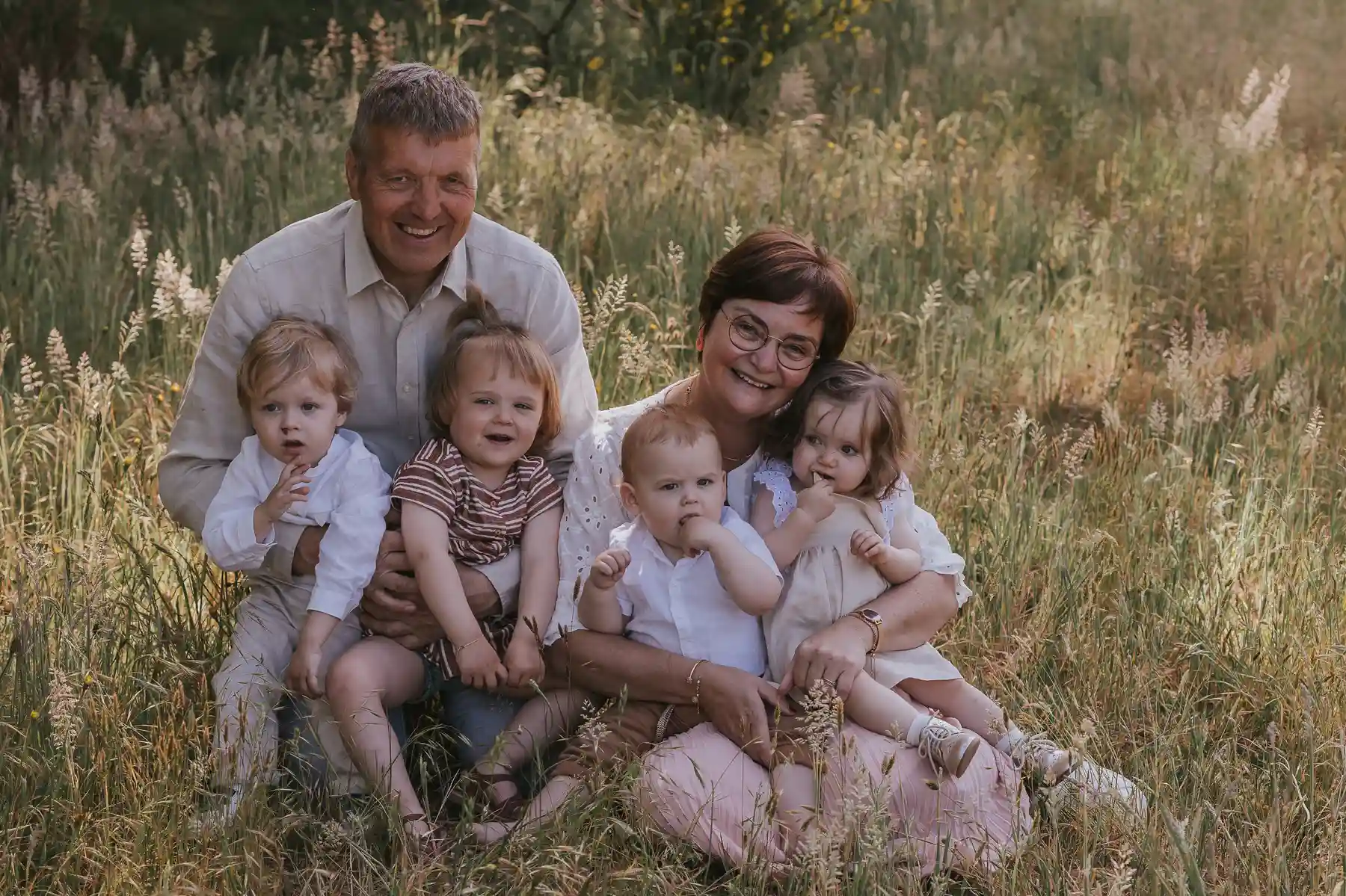 Familiefotoshoot in de zomer